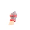 AWIORETON 3-Finger Cut Resistant Glove, Stainless Steel, Silver, Medium (Pack