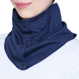 Cyprus UV Neck Cover: Cyprus, Non-Slip Plate, Button Closure, Cool Touch Sensation, Absorbent, Quick Drying, Neck, Sun Protection, Sun Protection, navy