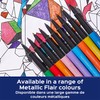 Paper Mate Flair Metallic Felt Tip Pens Glittery Ink Shines
