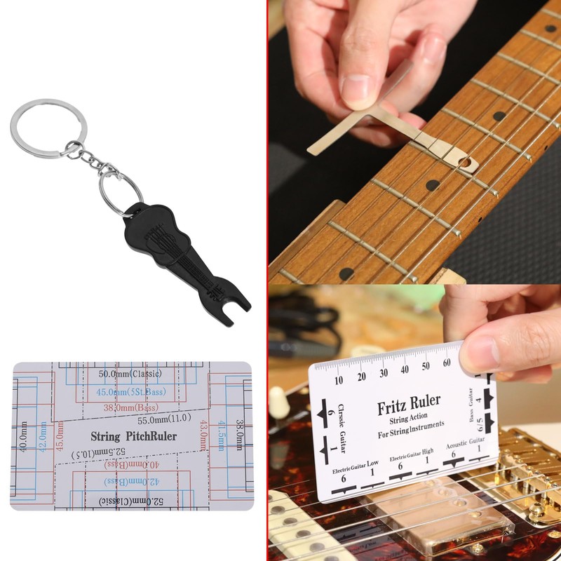 eMagTech 9pcs Guitar Radian Measurement Kit Guitar Luthier Tools Set