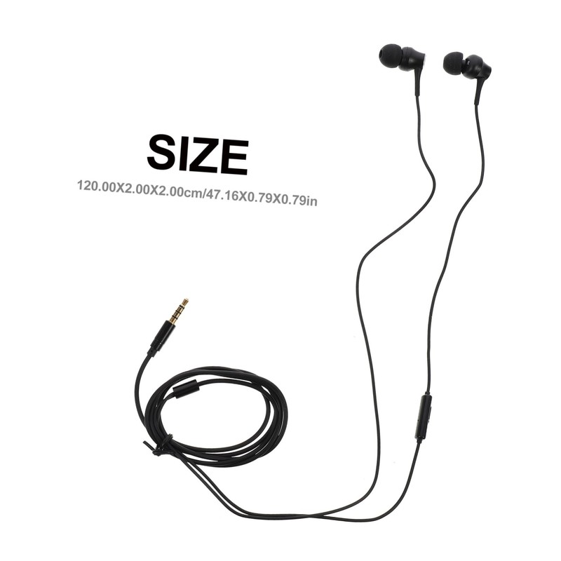 Operitacx Wired In-Ear Headphones with Jack Plug Ergonomic Design for