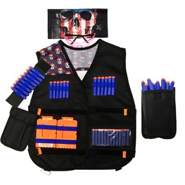 Children Kid Outdoor Sport Tactics Vest Waistcoat Game Jacket with Bullets Accessory (Type A)