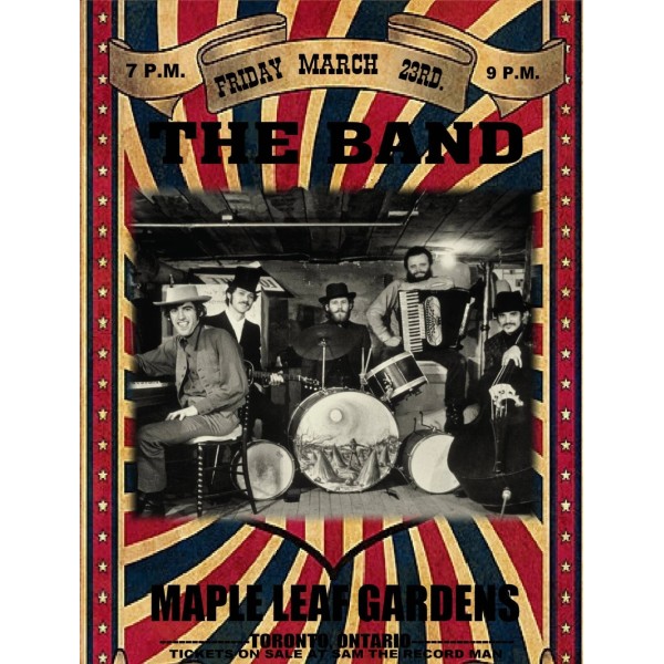 The Band Reprint 13" x 19" Concert Poster