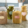 Linkidea Chalkboard Labels, Bulk Pack with Free Chalk Pen, Dishwasher