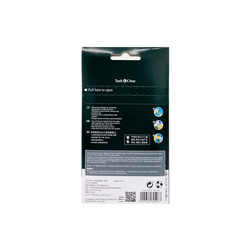FABER-CASTELL Double Sided Tape Peel and Stick Clay Stickers, 90