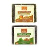 Khadi pure Herbal Apricot Scrub & Basil Scrub Soap (125g)