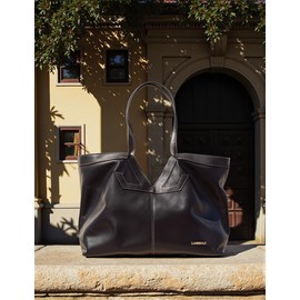 LuxeBold Oversize Tote Bag for Women Shoulder Purses and Handbags Hobo Bag Weekender Handbag Large Shoulder Purse with Wallet LXB-015-BK