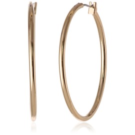 Anne Klein Classics Gold-Tone Thin Hoop Earrings