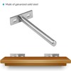 YEYIT Pack of 4 Floating Shelf Brackets, 4 Inch Shelf
