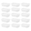 4L Litre Small Plastic Wham Storage Boxes With Lids Crystal