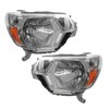 Driver & Passenger Side Headlight Assembly Set Headlights Driver &