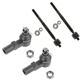 TRQ Front Tie Rod Set Compatible with 1995-2004 Toyota Tacoma