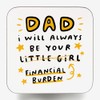 Arrow Gift Co - Funny Dad Financial Burden Coaster, Humorous