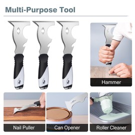 Mister Rui Putty Knife Scraper Tool-Paint Scraper, Floor Scraper for Home Improvement DIY Projects