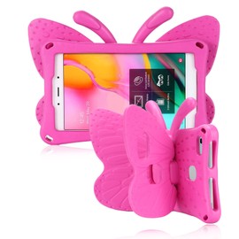 JGY - Funda para tablet para Lenovo Tab M9 2023 para niños, bonita funda de mariposa para niños y niñas, cubierta completa, resistente Lenovo Tab M9 con soporte para lápices a prueba de golpes (rosa)