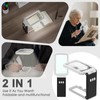 Coteck 10X Magnifying Glass with Light and Stand, Real Glass