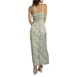 David's Bridal Charmeuse Cowl Neck Sheath Dress, Women's Size 14, Multi