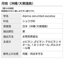 Daito Tsuki Momo (Okinawa/Daito Islands) 0.2 fl oz (5 ml) Incent Essential Oil Essential Oil