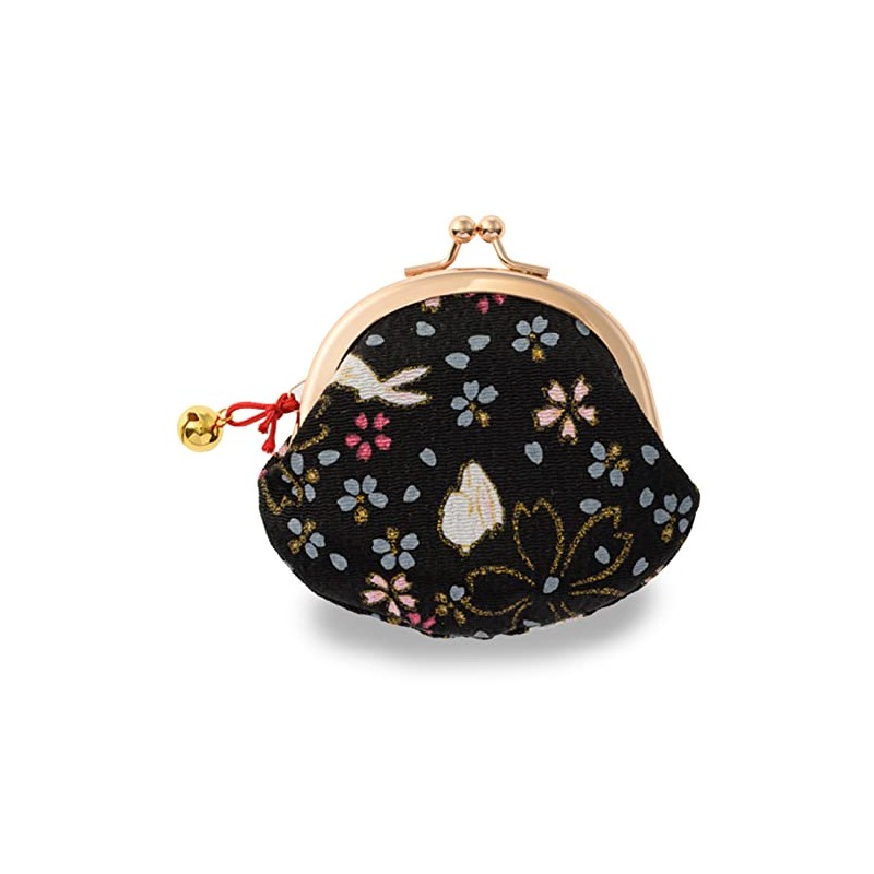 Kyoto Gimidou Kyoto Yuzen Rabbit Pattern Wallet with Bell 2.6