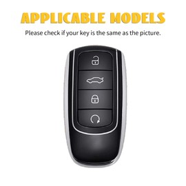 OFF WE GO Schlüsselhülle Autoschlüssel Hüllen Schlüsselgehäuse für Chery omoda C5 Tiggo 8 Plus 7 Pro Tiggo 8 Pro Arrizo 5 Schlüsselcover Auto Schlüssel Hülle Schlüsselbox Schutz Gehäuse, Lila Silber