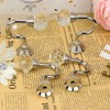 Hysagtek 4 Pcs Crystal Curtain Tie Backs Hooks Wall Mounted