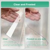 NATRKE Tapete de escritorio transparente grande de 39.4"x15.7", protector de