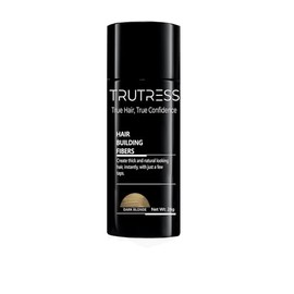 Trutress Hair Building Fibers, 28g - for Thinning Hair Instantly Thicker, Complete Looking Hair 6 Shades for Men Women (Dark Blond)