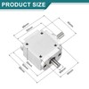 uxcell Gear Box 90 Degree Right Angle Bevel Gearbox 1:1