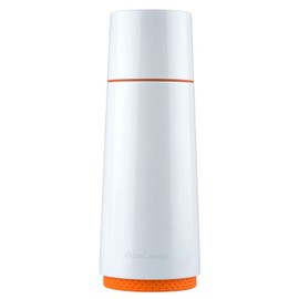 Acecamp Water Bottle, Includes Tea Strainer, Direct Drinking, Hot and Cold Insulation, Easy to Wash, Unisex, Gift, 12.5 fl oz (370 ml), White