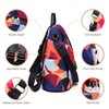 CHARMORE Women's Backpack Waterproof Nylon School Bags Anti-Theft Daypack Shoulder