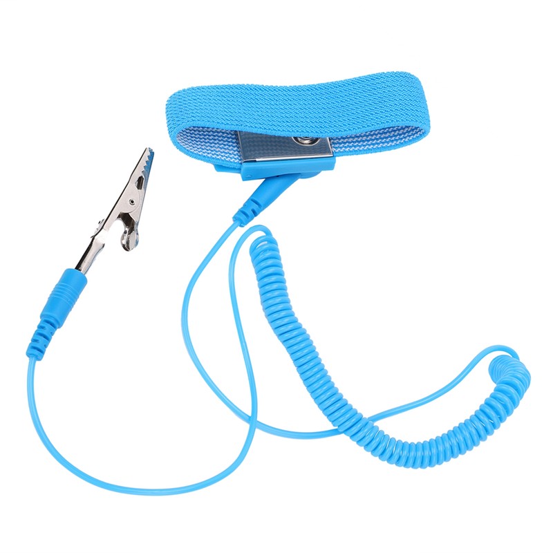 10Pcs PU Anti Static Wrist Strap Elastic Adjustable Electrostatic Bracelet