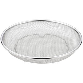 Yoshikawa SJ3793 Shallow Colander, Shapes of Life, Stainless Steel, Shallow Colander, 8.7 inches (22 cm)