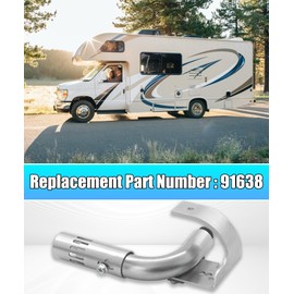 Water Heater Main Burner Tube Fits For Atwood RV Water Heaters 6 & 10 Gallon Tank With Replaceable Flame Deflector Disk Replace 91638