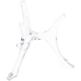 Plymor Clear Acrylic 3-Leg Tri-Pod Display Riser, Holds Egg or Sphere, 1.25" H x 1.25" W x 1.25" D