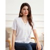 Womens Short Sleeve V Neck Cropped Shrug Cardigan Button Down