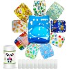 Paquete De Pañales Ecológicos De Tela Reutilizables Ecobaby