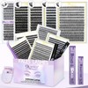 Mixed Length False Eyelashes with Bond and Seal & Remover