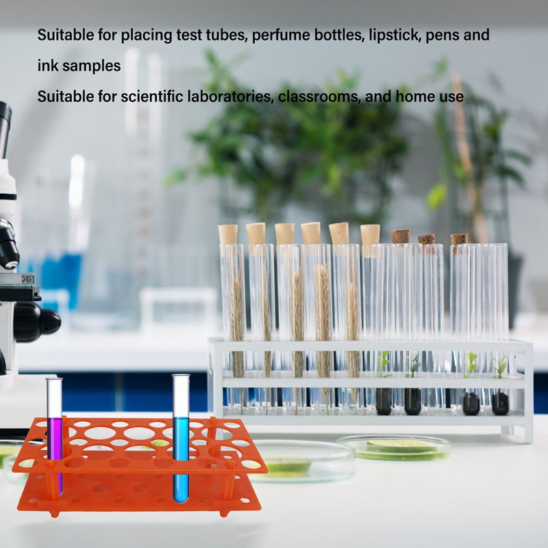5 Pcs 28 Well Test Tube Rack Detachable Plastic Centrifuge