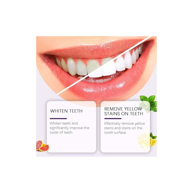 7 Pro Strong Teeth Whitening Toothpaste, 2 Pieces, Intense Whitening