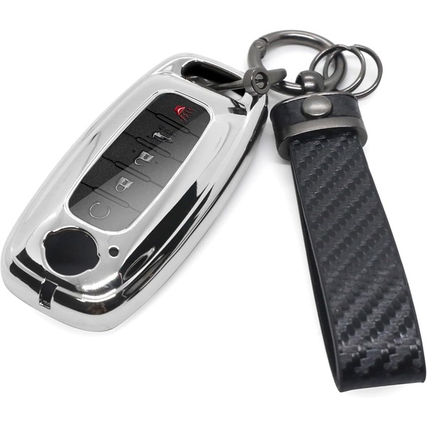 Fit for Nissan Key Fob Cover 2024/2023, Smart Key Case