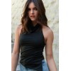 Top Halter Fit Ajustado Asimétrico High Street