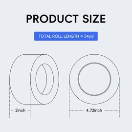 G GINNVA Bright Yellow Painter's Tape,2"×55 Yards 3 Rolls,high-Adhesion Masking Tape for Car Painting, Arts & Crafts, Home DIY Projects - Tear by Hand, Multi-Surface Use