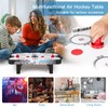 GYMAX Air Hockey Table, 42” Table Top Air Hockey with