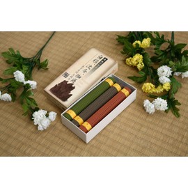 Baikando Yoshijun Yojun Three Incenses/Made in Japan, Awaji Island Co., Ltd. Baikando Incense, Incense, Practical Household, Buddhist Altar, Bon Festival, Incense Wood, Sandalwood, Agara, Natural