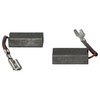 vhbw 2 x Carbon Brush 6 x 10 x 18.5