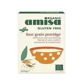 Amisa GF 4 Grain Porridge Org 300g X 4 (Pack of 4)