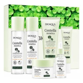 Kit Facial Centella Asiática Suaviza Regenera Hidrata 6 Pza