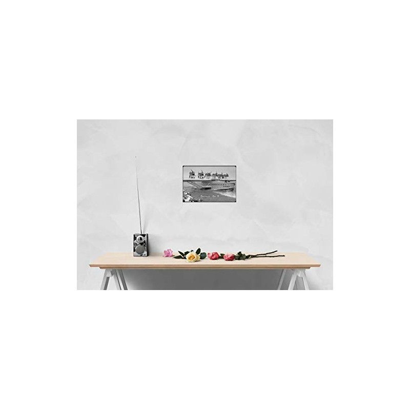 generisch Tin Sign 20 x 30 cm Curved with Cord