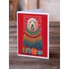 Caroline's Treasures DAC3115GCA7P Komondor Holiday Christmas Greeting Cards Pack of