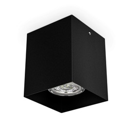 B.K.Licht Surface Mounted Spotlight, GU10 Socket, Metal, Black, Surface Mounted Light, Ceiling Light, Spotlight